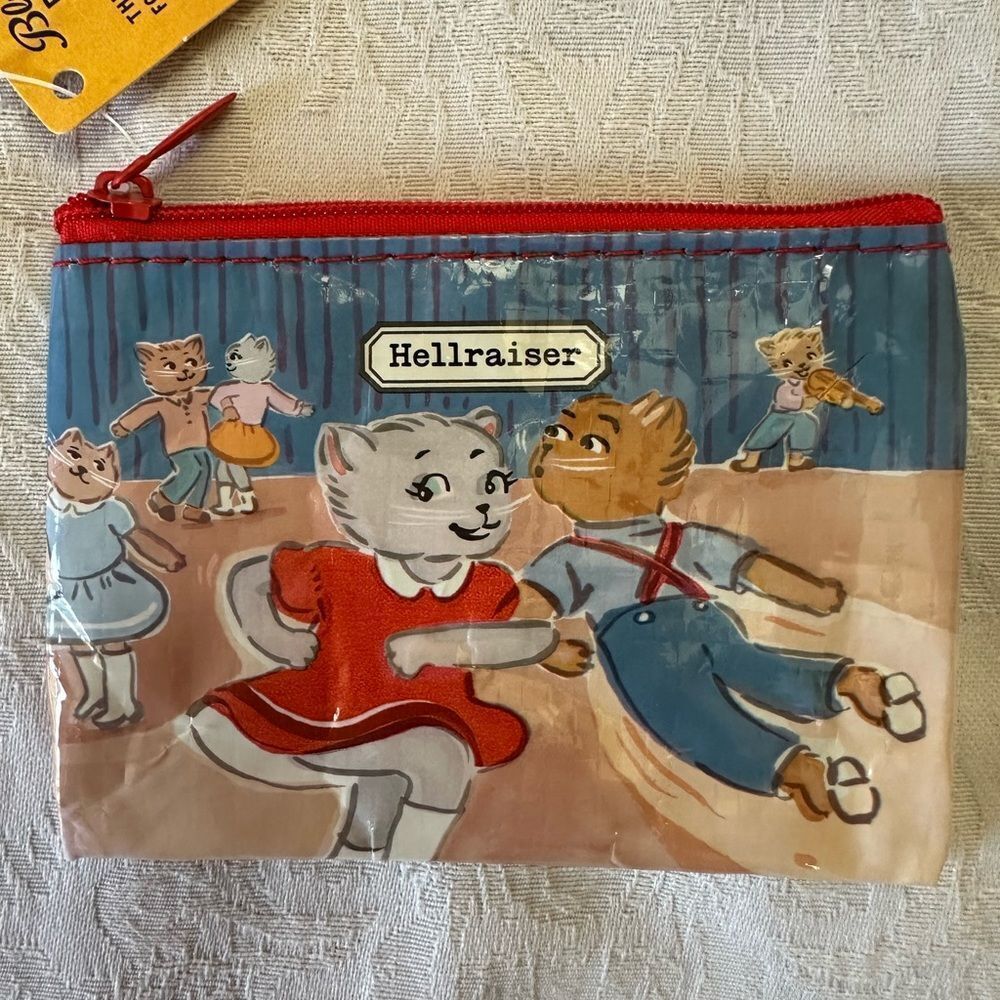 Blue Q Recycled Plastic Zipper Coin Purse Hellraiser - Picture 7 of 7